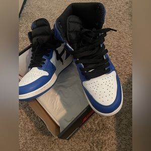 Air Jordan 1 Retro High Game Royal/Black-Summit White Size 6.5 Youth